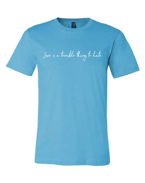 Love Is A Terrible Thing To Hate Shirt (Unisex)