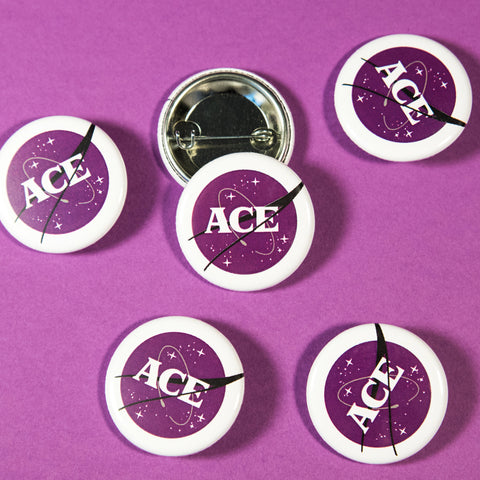 Ace As Nasa Logo Button