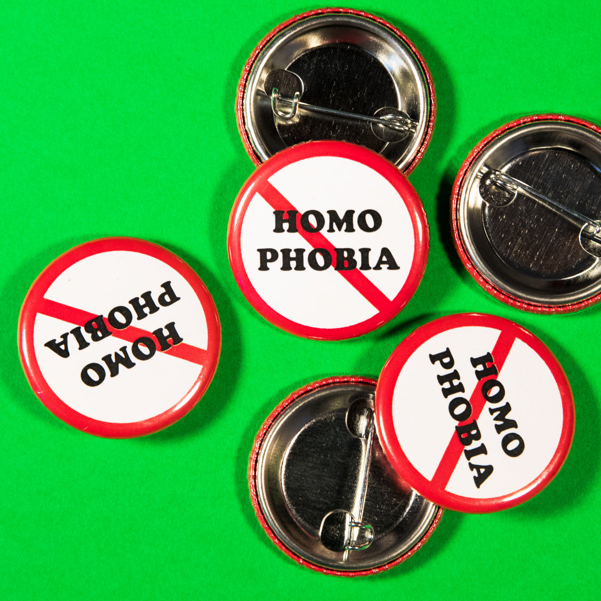 Anti Homophobia Button