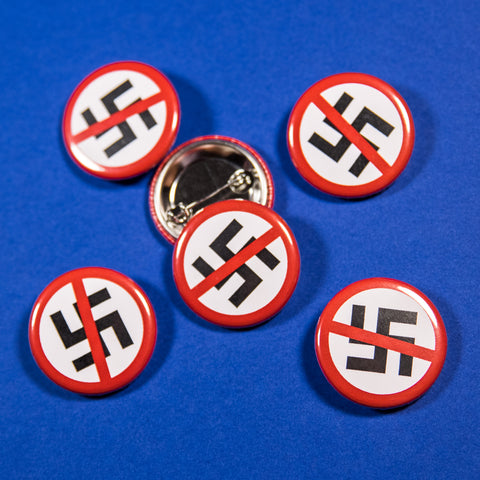 Anti Nazi Button