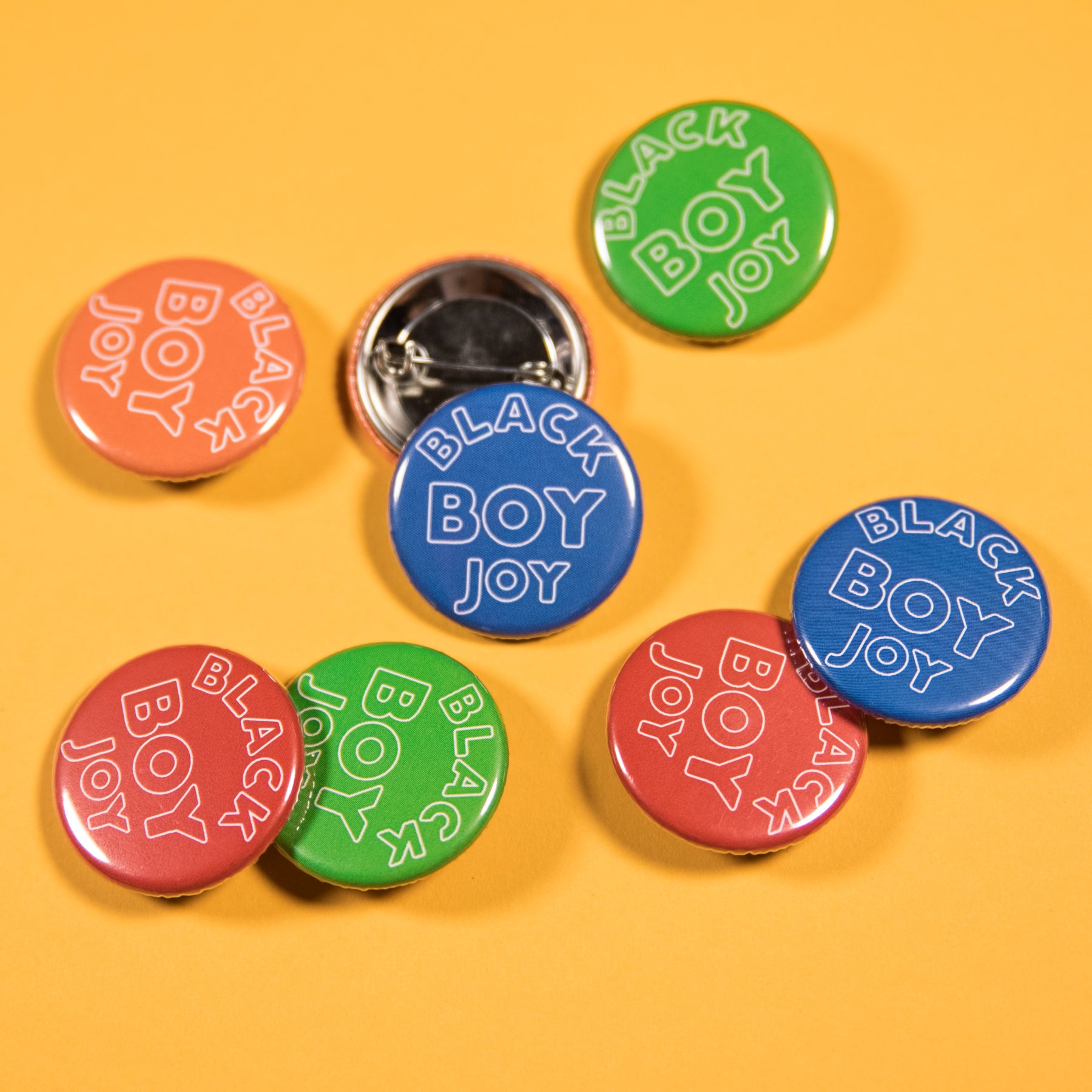 Black Boy Joy Button