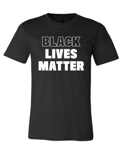 Black Lives Matter Shirt white text on black shirt #BlackLivesMatter #BLM