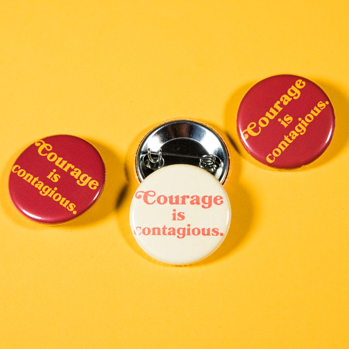 Courage Is Contagious Button