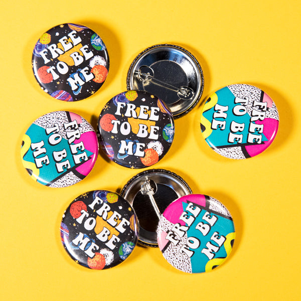 Free To Be Me Button
