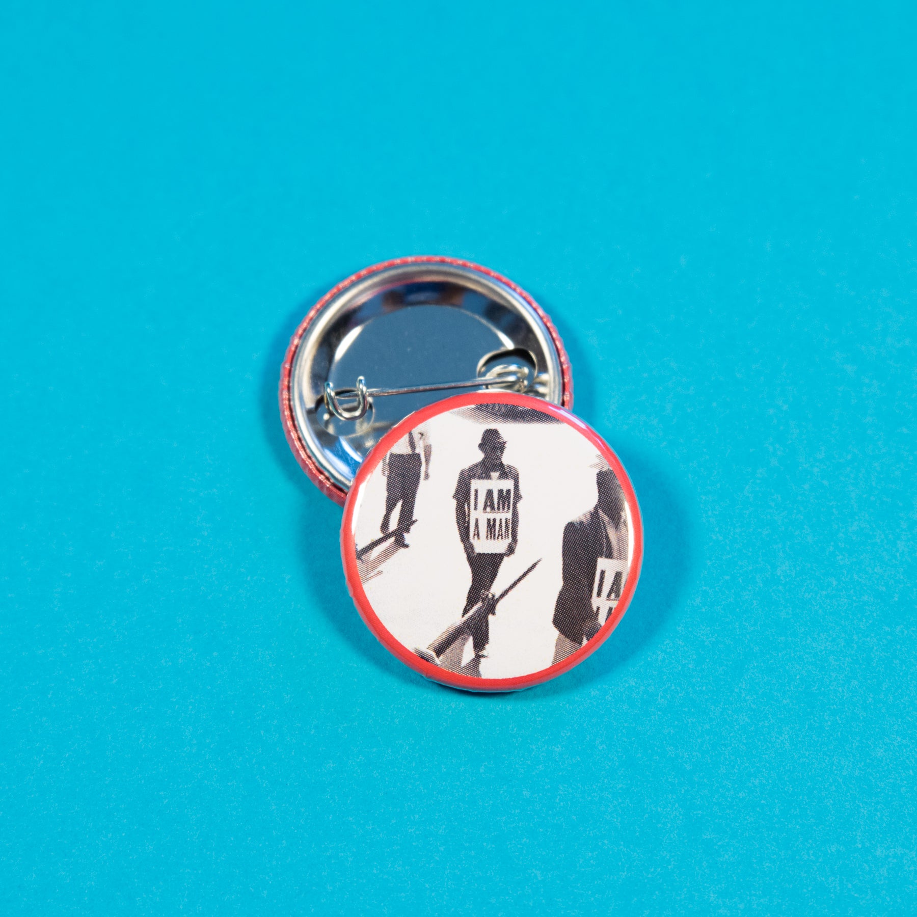 I Am A Man Protest Button