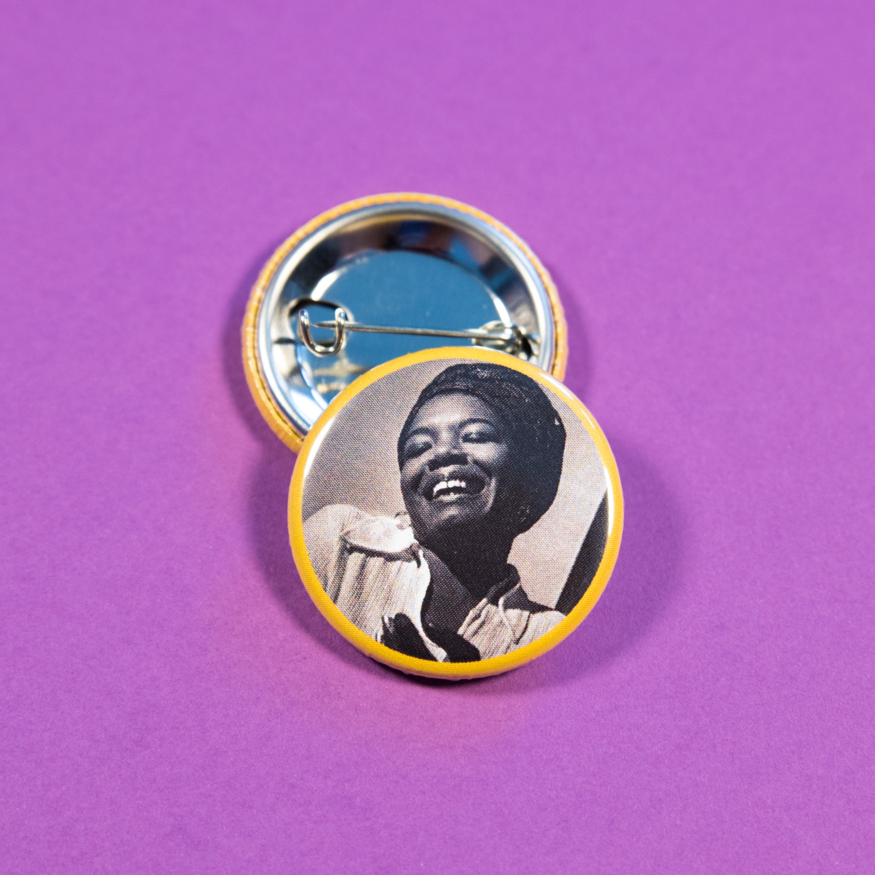 Maya Angelou Button