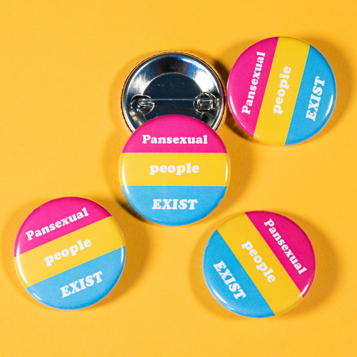 Pansexual People Exist Button