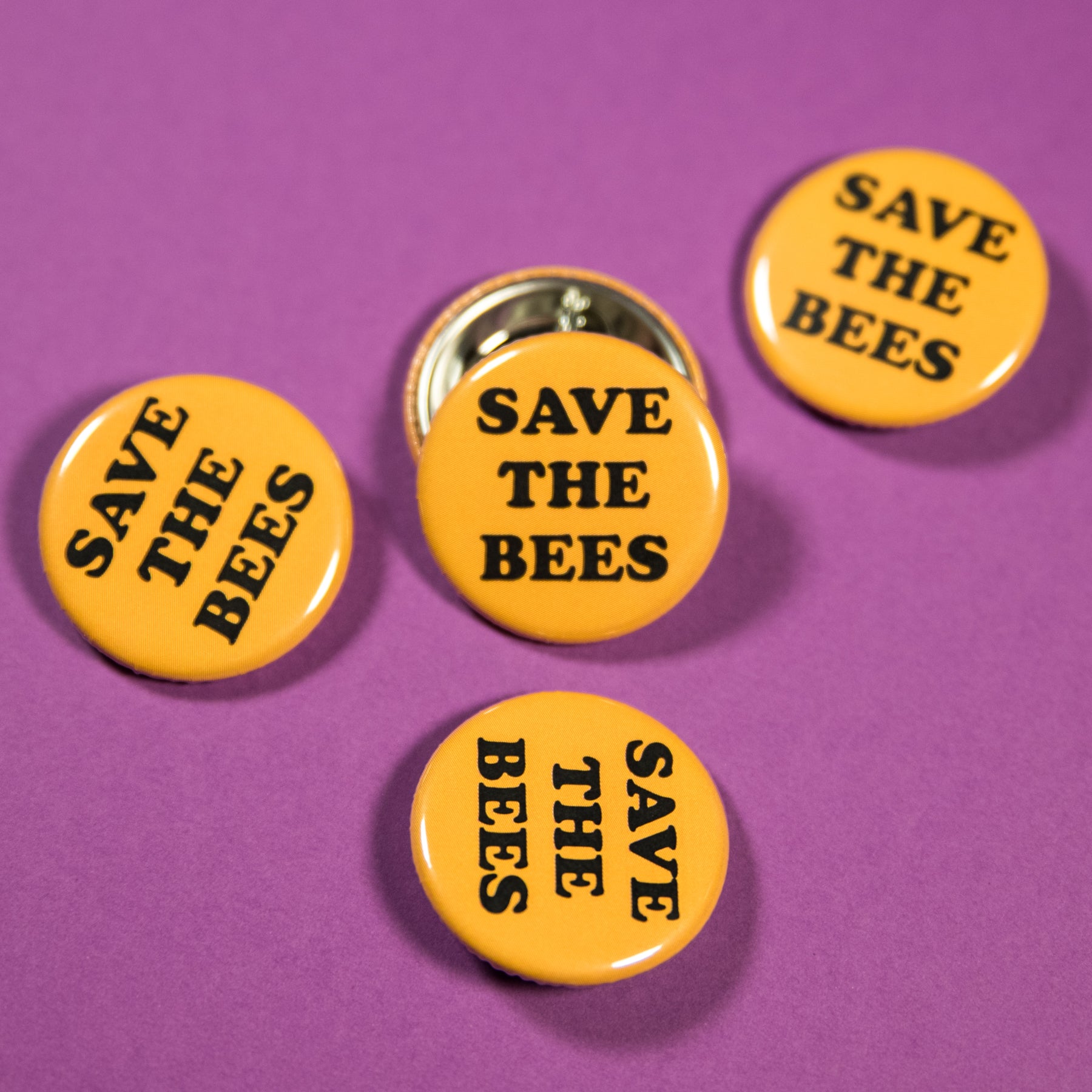 Save The Bees Button