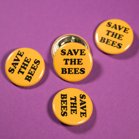 Save The Bees Button