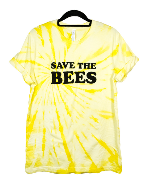 Save The Bees Tie Dye Shirt