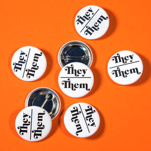 They Them Button