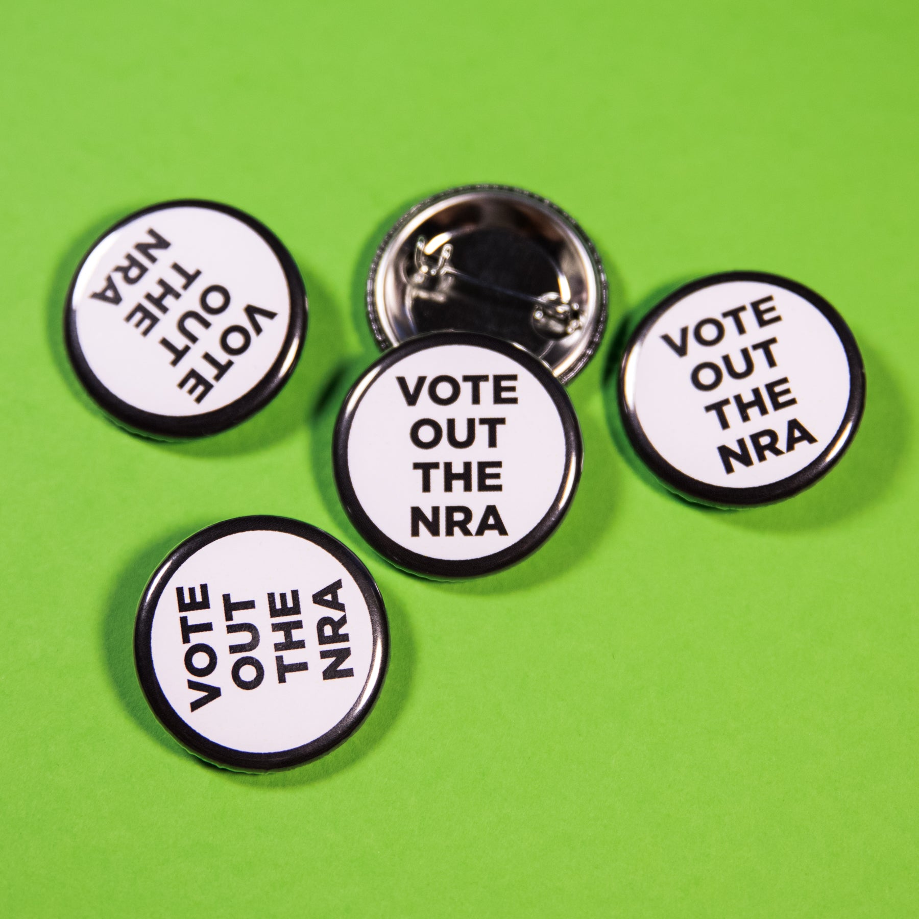 Vote Out The NRA Button
